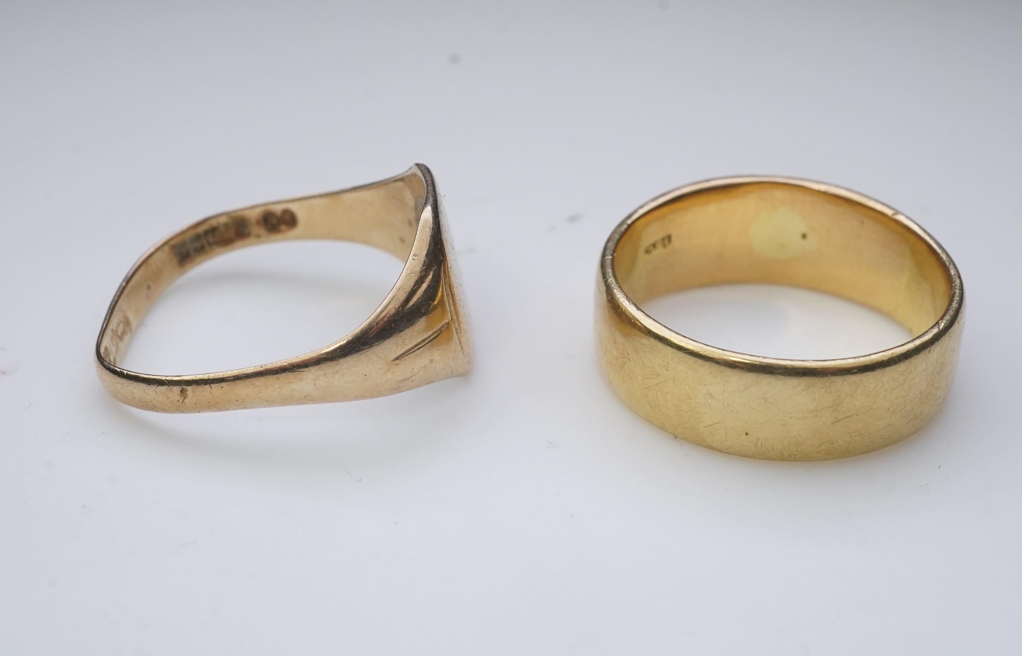 Two gold rings